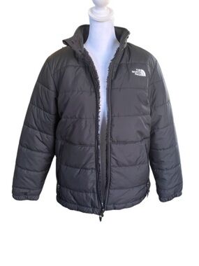 The North Face Boys Black Reversible Puffer Jacket